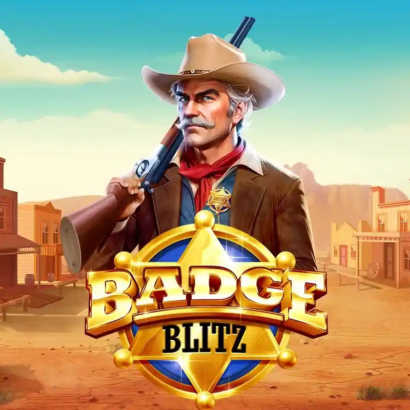 Badge Blitz logo by Pragmatic Play at Goldenbet Casino