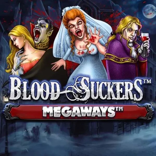 Blood Suckers Megaways by Red Tiger Gaming, showcased at goldenbetonline.com – game logo