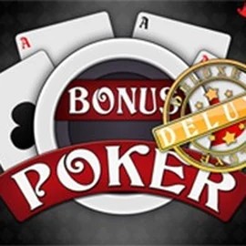 Try Bonus Poker Deluxe - 3 Hands slot by RTG (Reel Time Gaming) on goldenbetonline.com – logo image