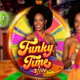 Funky Time by Evolution, showcased at goldenbetonline.com – game logo
