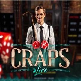 Live Craps slot icon by Evolution, available at Goldenbet Casino
