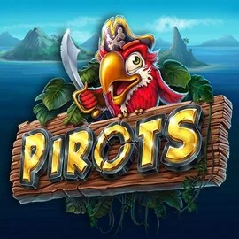 Pirots slot logo by ELK Studios at Goldenbet Casino