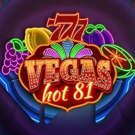 Vegas Hot 81 slot logo by Wazdan at Goldenbet Casino